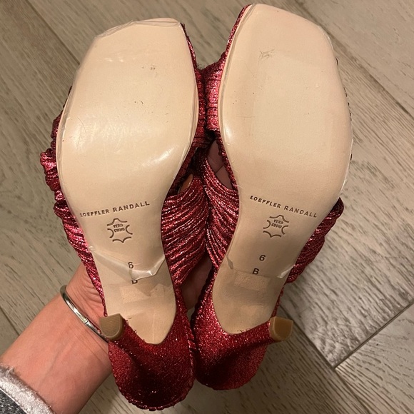 New Loeffler Randall Claudia Top Knot Sandal Heels - Picture 12 of 13